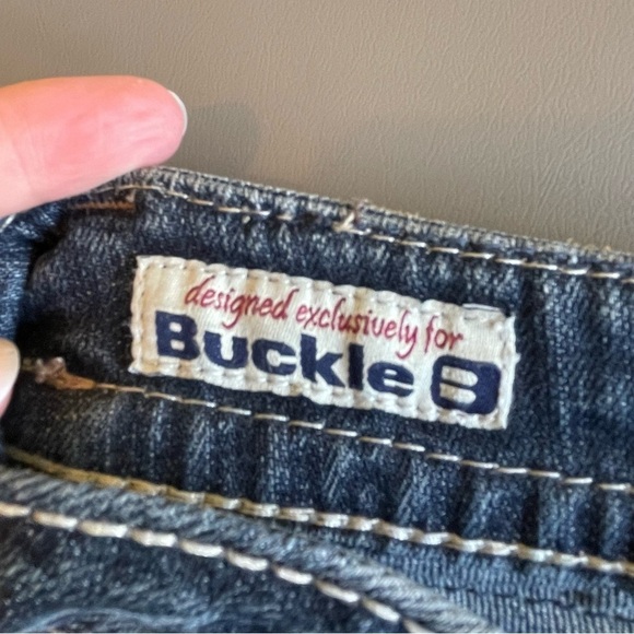 Mek Jeans Natalie Bootcut Light Factory Distressed – Size 25/30 - Picture 8 of 14